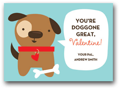 Stacy Claire Boyd - Children's Petite Valentine's Day Cards (Doggone Great)
